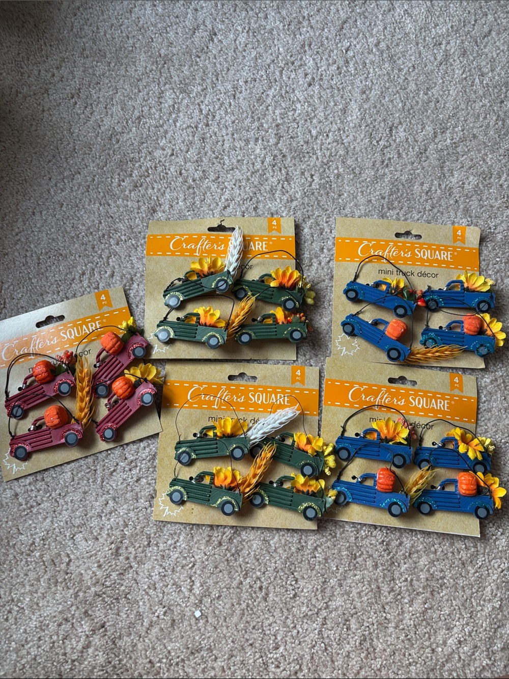 Fall Truck Crafting Decorations - Assorted Colors (Pack)